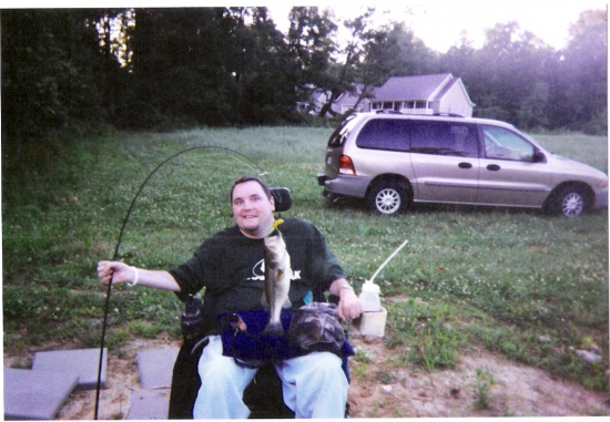 When your a Quadriplegic, fishing with an adaptive rod holder strapped to your wheelchair, this little 1 1/2 pounder feels like your fighting a 10 lb. lunker that Bill Dance is reeling in on a regular basis.  Fishing is my #1 passion on God's green Earth.  thanks, Brian Brown