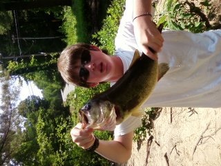 caught this 7 pounder off an gulp alive white pearl minnow at lake potanipo in brookline new hampshire
