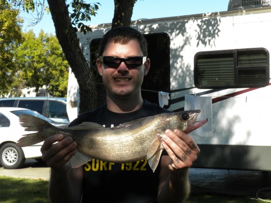 22'' walleye from Green River Lake, KY