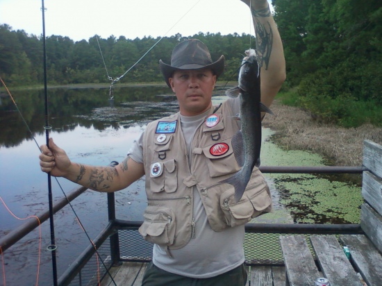 Channel catfish. Caught on Fort Bragg, north Carolina.