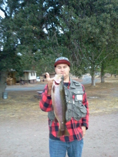 I caught this Trout in Cassel, CA, a little spot called the P/O.  I did not get a weight on this trout but it was 20