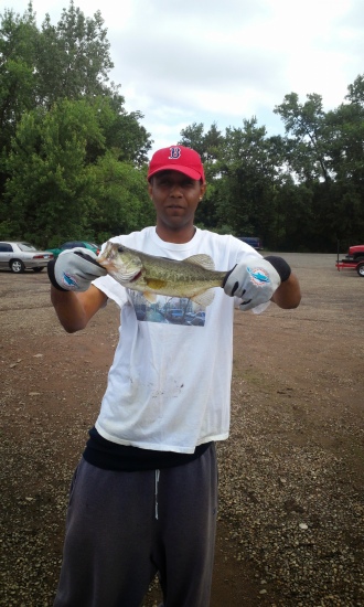 largemouth bass caught in Wethersfield cove Connecticut
