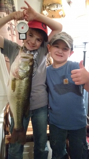Monster bass at 22.5 inches long! We're your biggest fans, Bill - learned how to catch the big ones by watching your show!