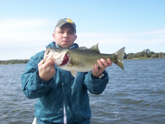 Caught on a Chartruese/White BooYa Spinner bait at Coletto Creek Lake, Goliad, Tx. Water Temp: 64 degrees. Water Depth: 5 feet.