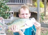 I caught this a 2lb 6oz Crappie that was 17 inches long at a Private Pond in Richmond, VA  Used a Berkley Power Grub.