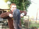 This my son Cole Miller from Tennesse.His first big Catfish caught on 1-26-13.32 pounds!!!