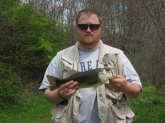 caught this one at kardon park 4th lake downingtown pa, caught her on a roland martin crank bait