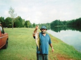 Another city lake bass,just a little 7 pounder,but it was fun.
