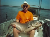 65 pound Blue Cat caught on the Mississippi River out of Tunica with James Patterson