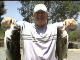 4 & 7 lb. Large Mouths @ Lake Skinner CA. Caught on 6in Plastic    Worm.