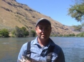 Shinny Steelhead (12 lbs.) caught on the Deschutes River in Oregon.  Fishing with a Lamiglas Rod.  Come enjoy the Northwest...
